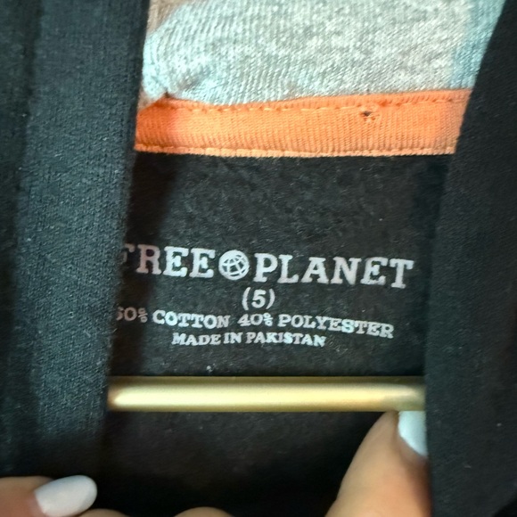 Free Planwt Black Hoodie with Skeleton and Pumpkin Design - Picture 3 of 3